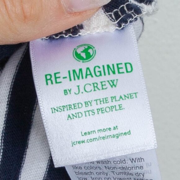 Re-Imagined by J. Crew Striped Racerback Tank Dress Women's Size Small - Picture 6 of 9